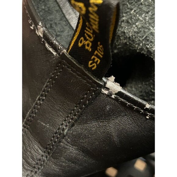 Dr. Martens Black Leather Boots Lace Up Boots Unisex Men\'s Size 8 Women’s 9 main image 13